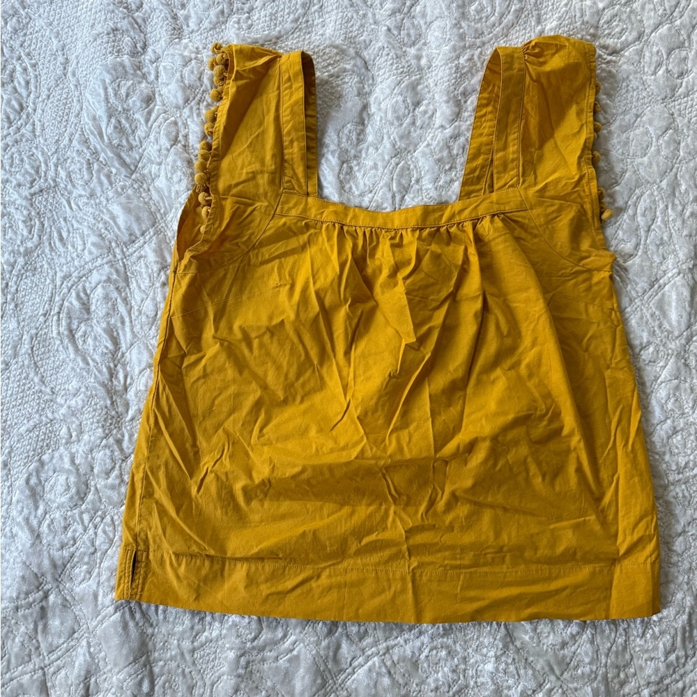 J. Crew Mustard Yellow Blouse